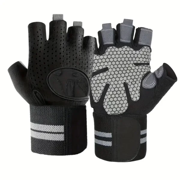 Guantes con muñequeras