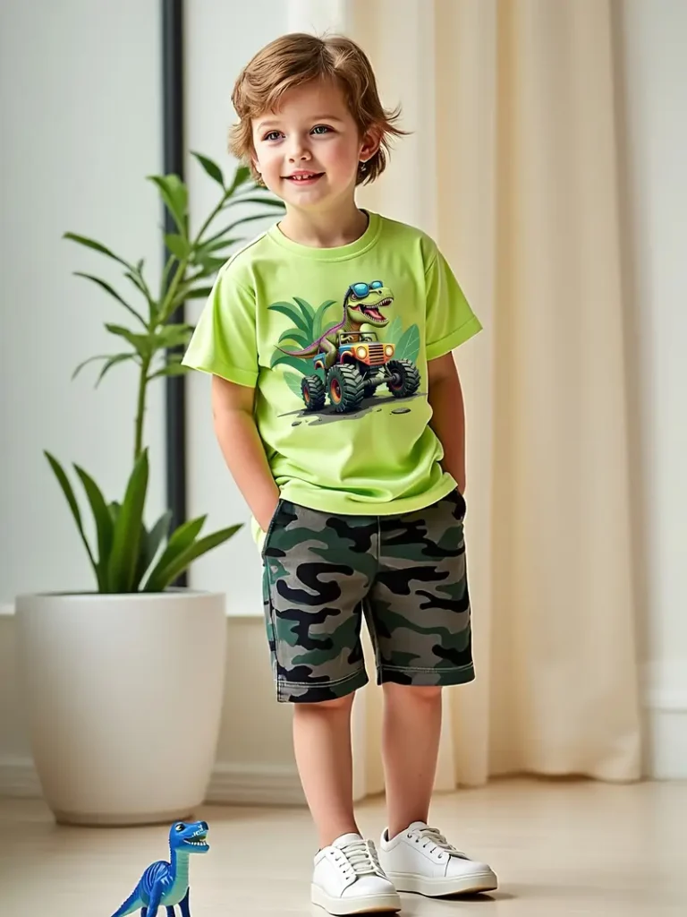 Conjunto Estampado de Tyrannosaurus Rex