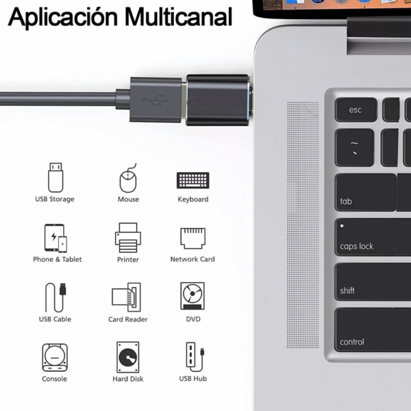 Adaptador OTG USB TIPO C