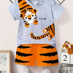 Conjunto estampado de Tigre