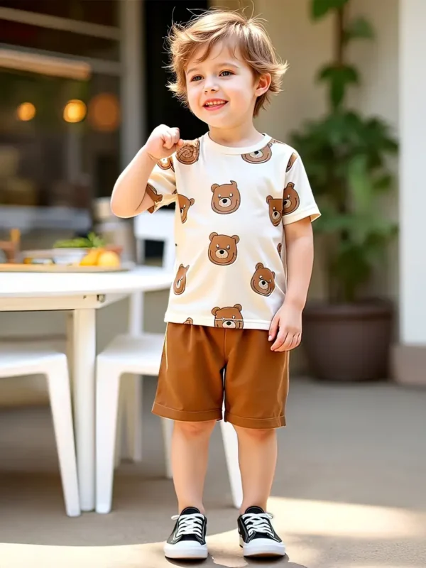 Conjunto estampado para niño