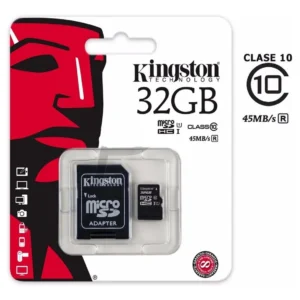 Tarjeta SD 32 Gb Kingston Clase 10