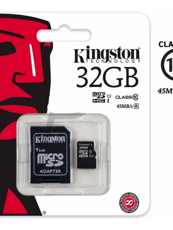 Tarjeta SD 32 Gb Kingston Clase 10
