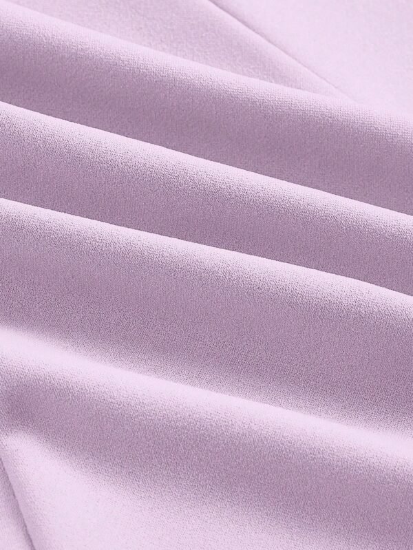 SHEIN MOD Vestido unicolor con cremallera trasera (Shein)