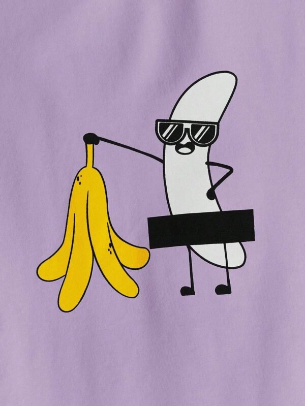 Camiseta de punto de cuello redondo (Shein)