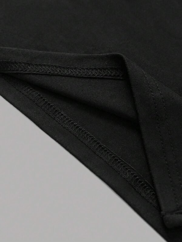 Vestido negro sin tirantes para mujer (Shein)