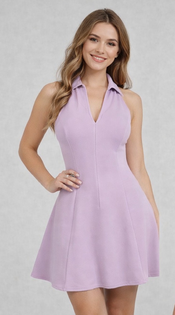 Vestido con cremallera (Shein)