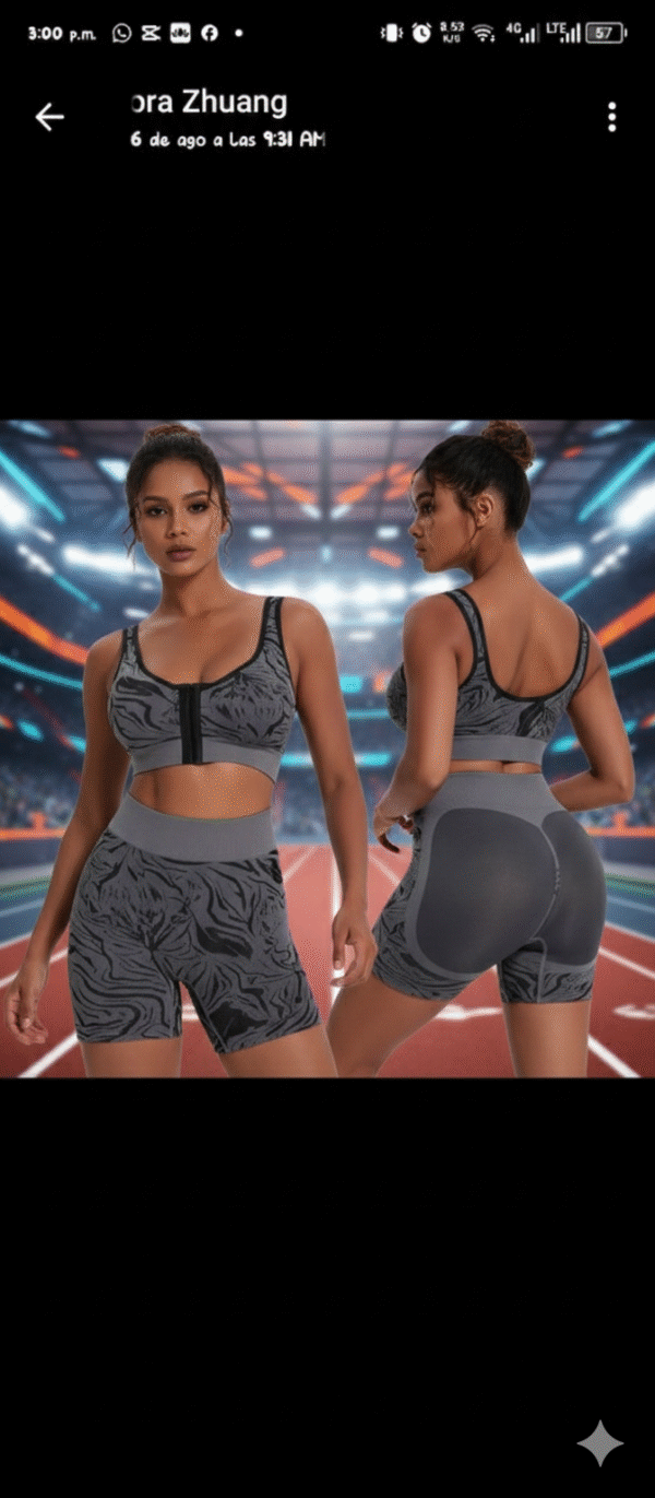 Conjunto deportivo estampado