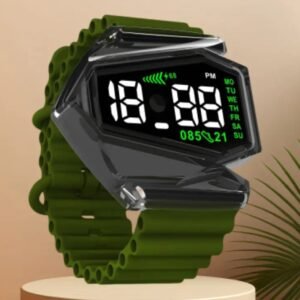 Reloj Deportivo Digital (forma de avión)