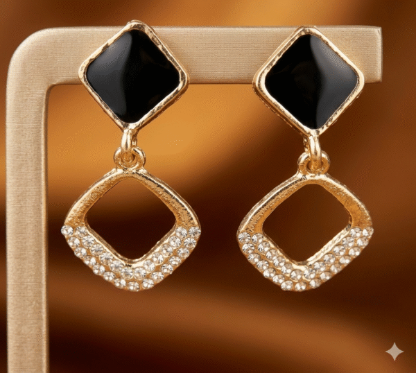 Pendientes Rombos Geométrico