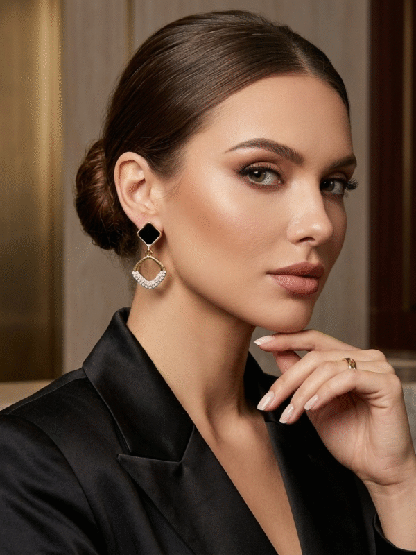 Pendientes Rombos Geométrico