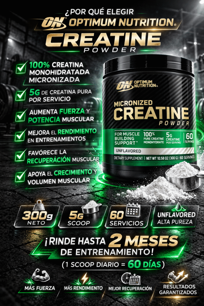 Optimun Nutrition Creatina 300 Gr.