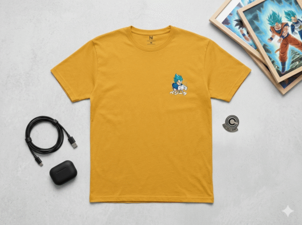 Camiseta cuello redondo (Vegeta))