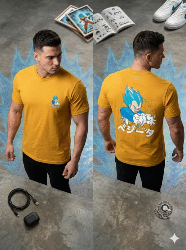 Camiseta cuello redondo (Vegeta))