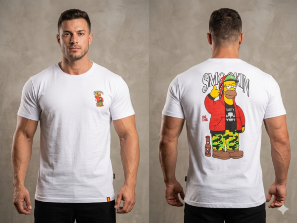 1782072665473 Camiseta con serigrafía (Simpson)