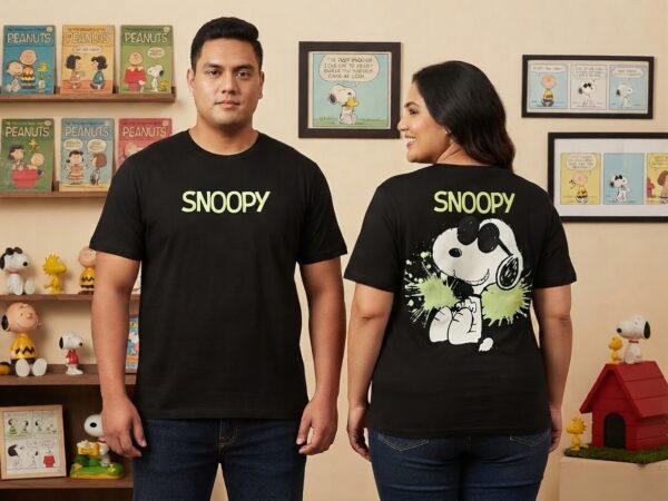 1788887612562 Camiseta con serigrafía (Snoopy)