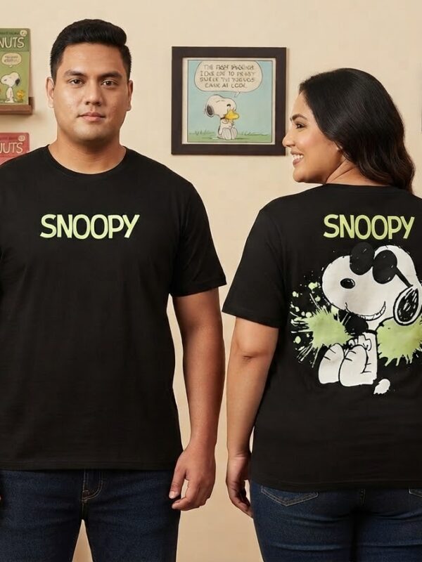 Camiseta con serigrafía (Snoopy)