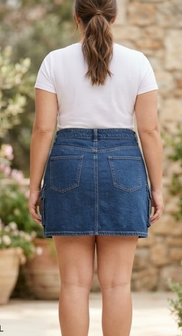 Falda Short Jean