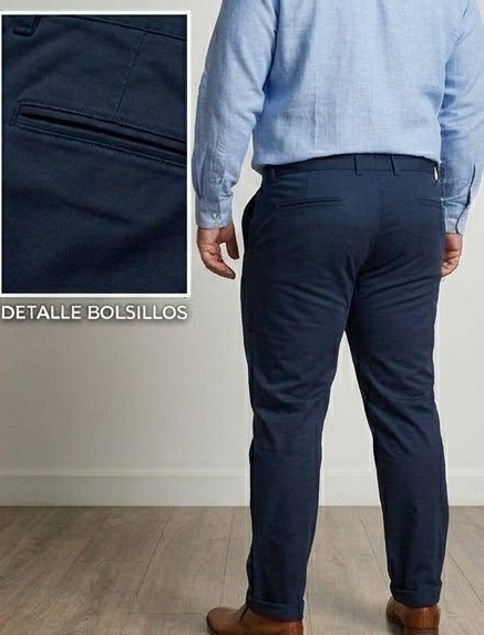 Pantalón Gabardina Talla Plus (38 a 44)