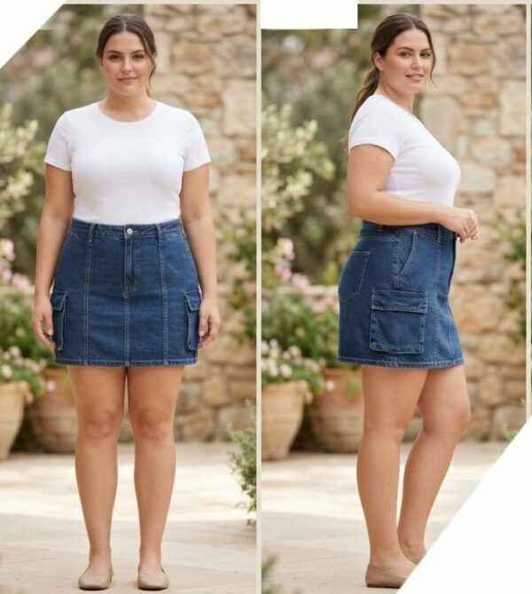 Falda Short Jean