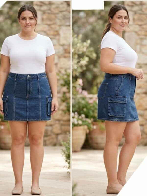 Falda Short Jean